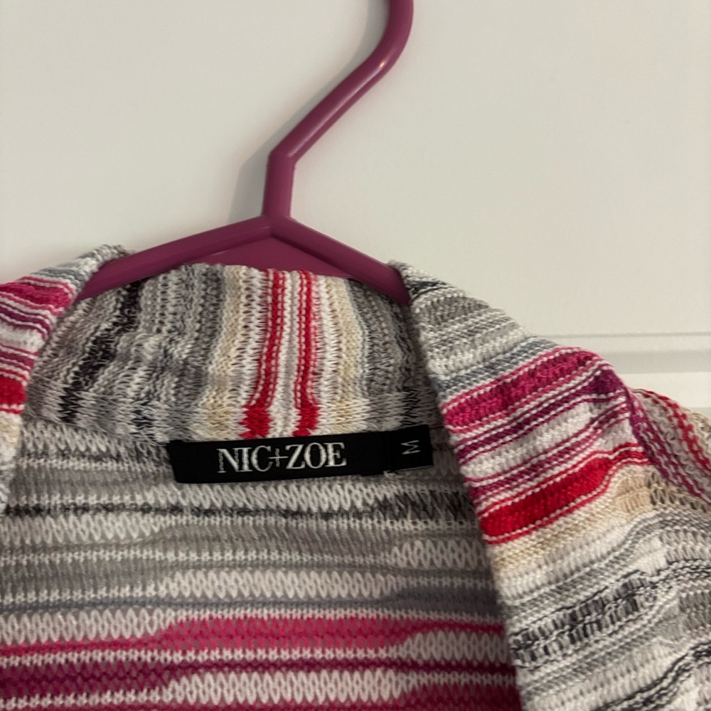 NIC+ZOE Multicolor Striped Cardigan - Picture 3 of 5